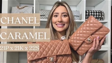 caramel 21p chanel|CHANEL Caramel Bag Comparison (21P x 21K x 22S) .